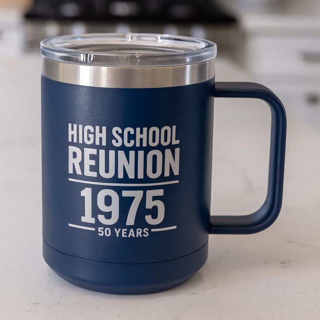 15 oz Class of _____ Engraved Handled Tumbler