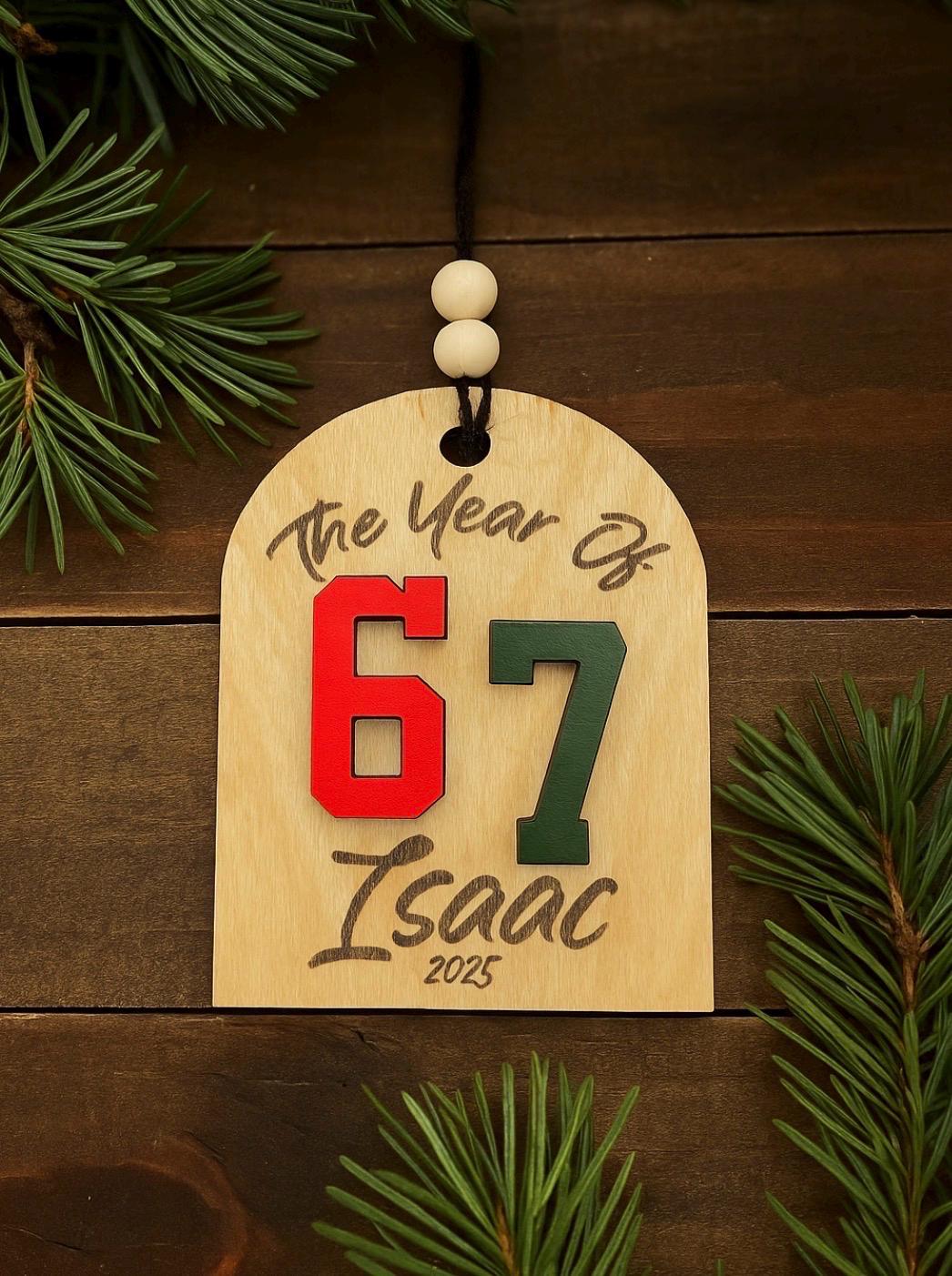 Trendy 6 7 Christmas Ornament