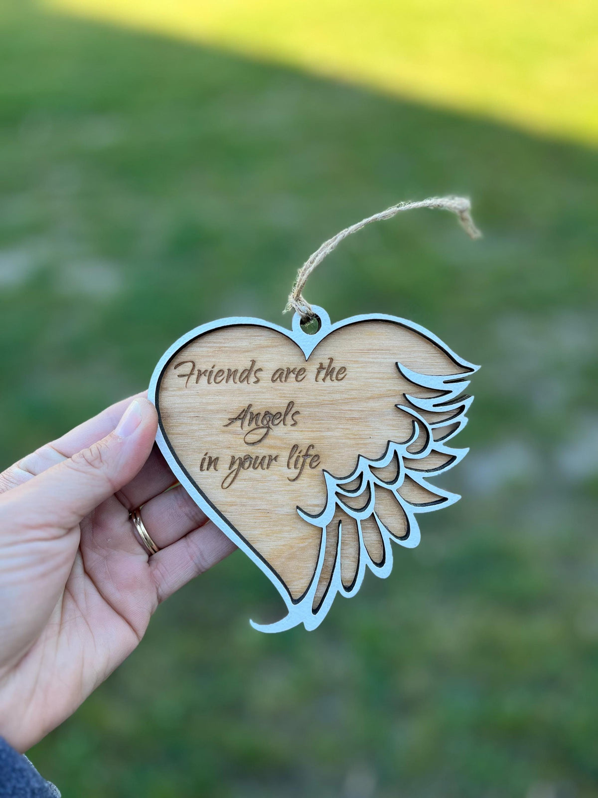 Friends Are the Angels in Your Life Ornament