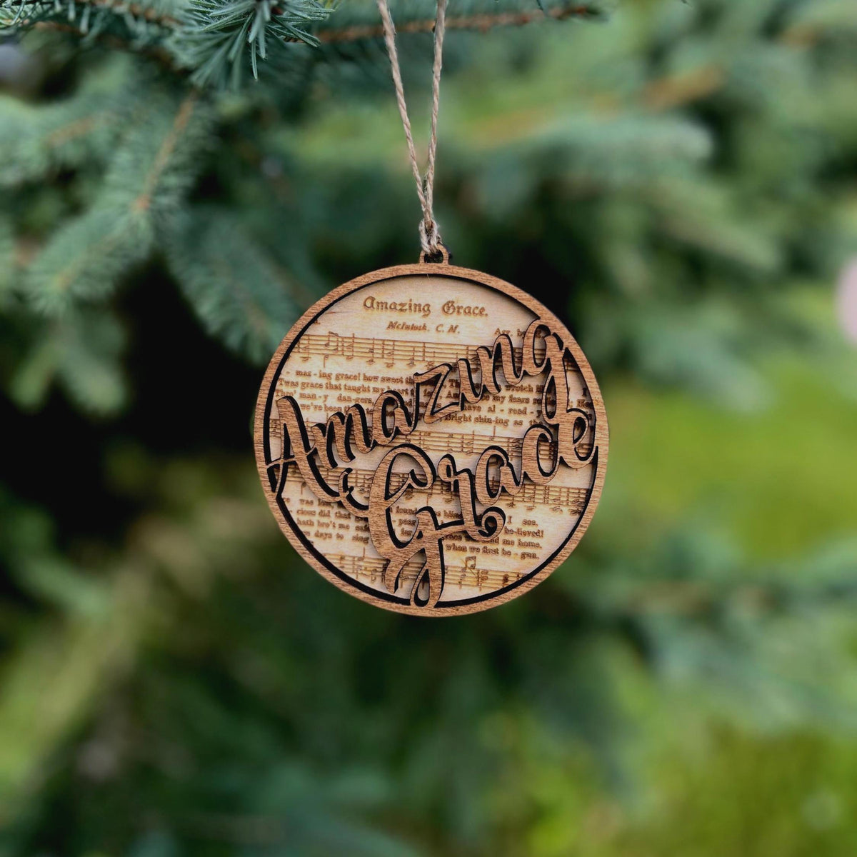 Amazing Grace Christmas Ornament