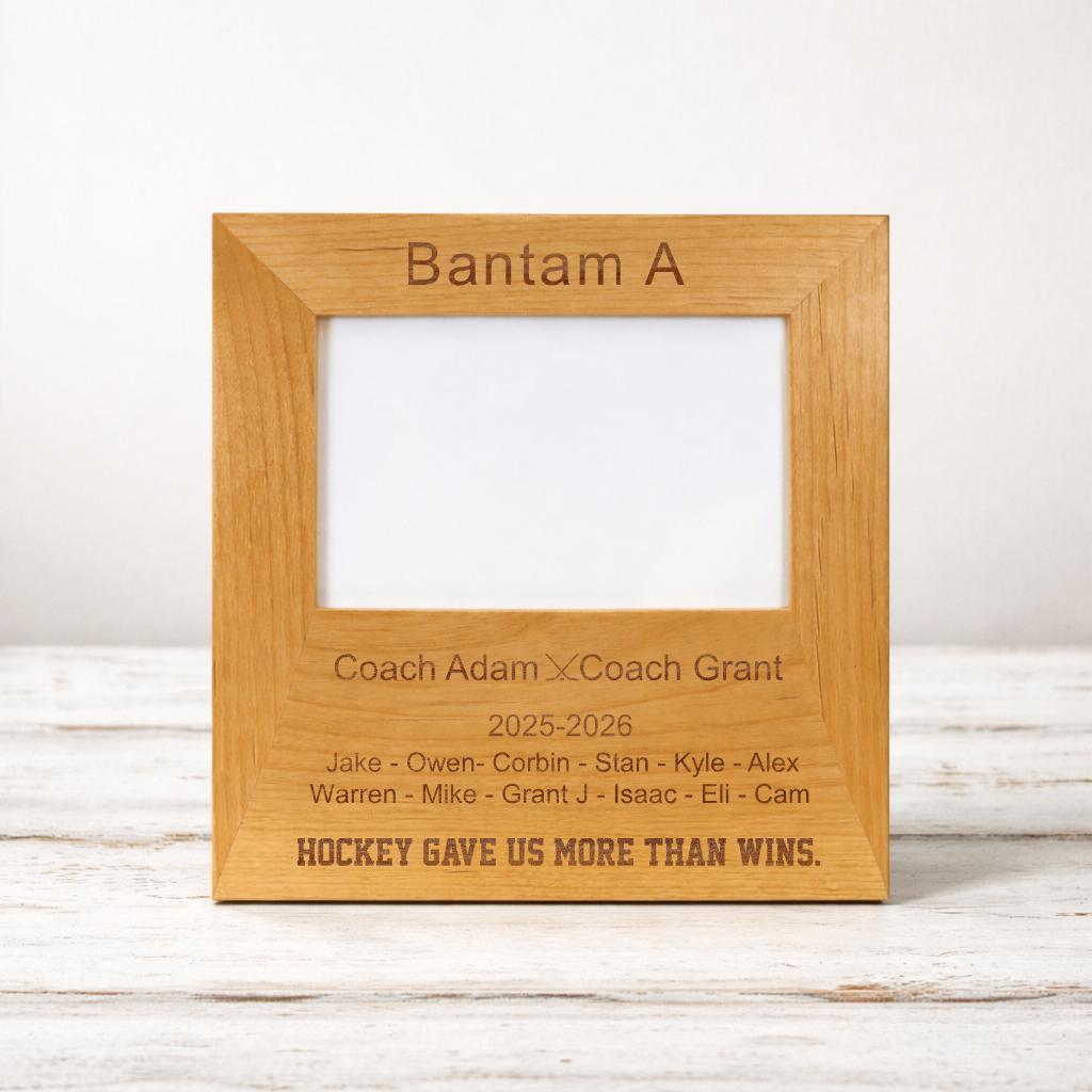 Personalized Hockey Coach Gift