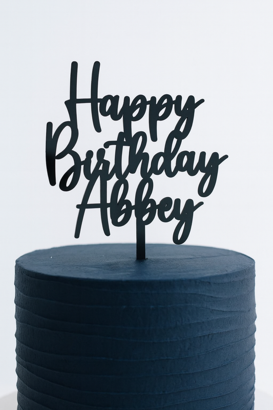 Acrylic Cake Topper