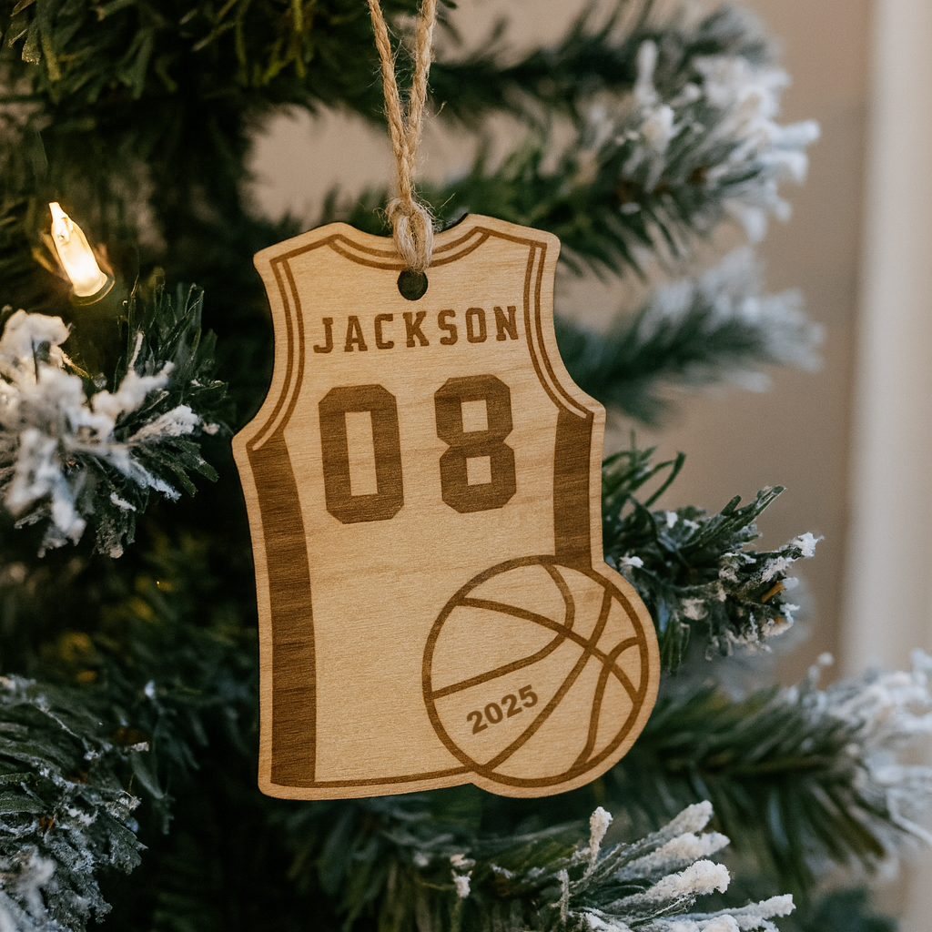 Basketball Jersey Personalized Ornament