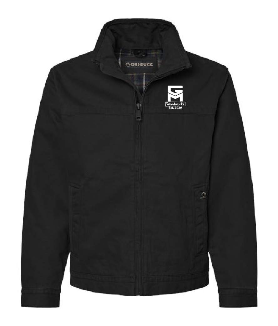Dri Duck Men's Maverick Boulder Cloth Jacket with Blanket Lining