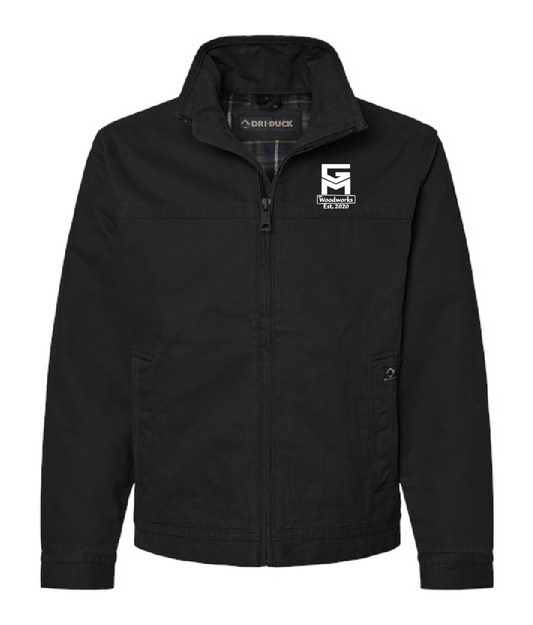 Dri Duck Men's Maverick Boulder Cloth Jacket with Blanket Lining