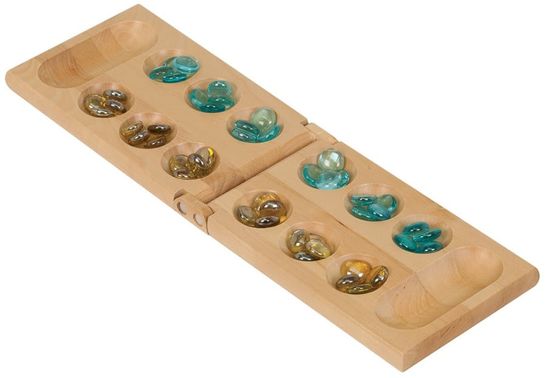 Personalized Wood Mancala Game Gift Set