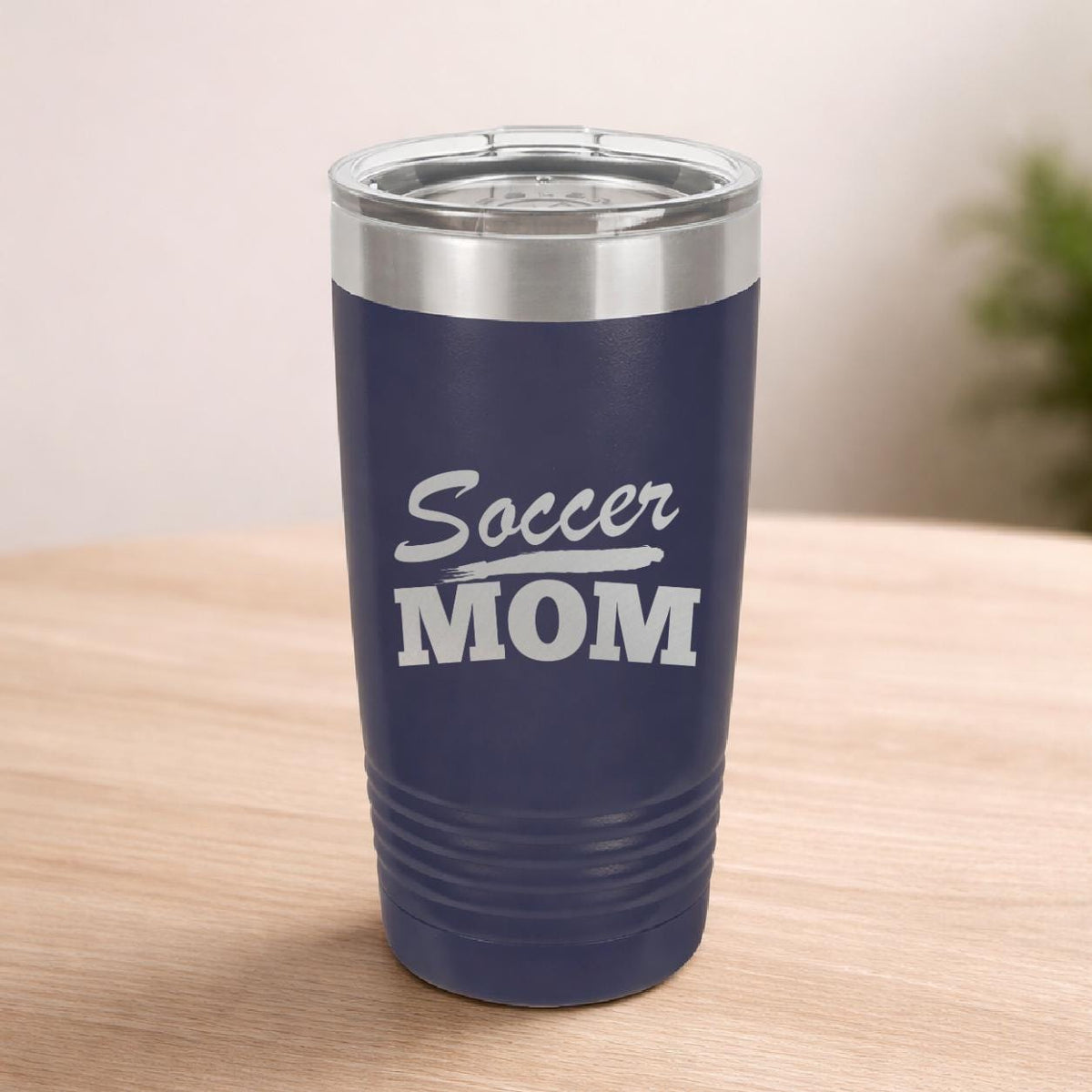 20 oz Soccer Mom Engraved Tumbler