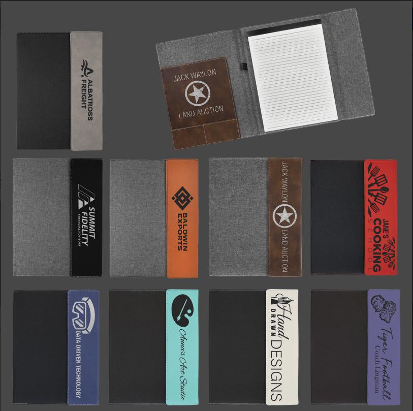 Personalized Vegan Leather Portfolio