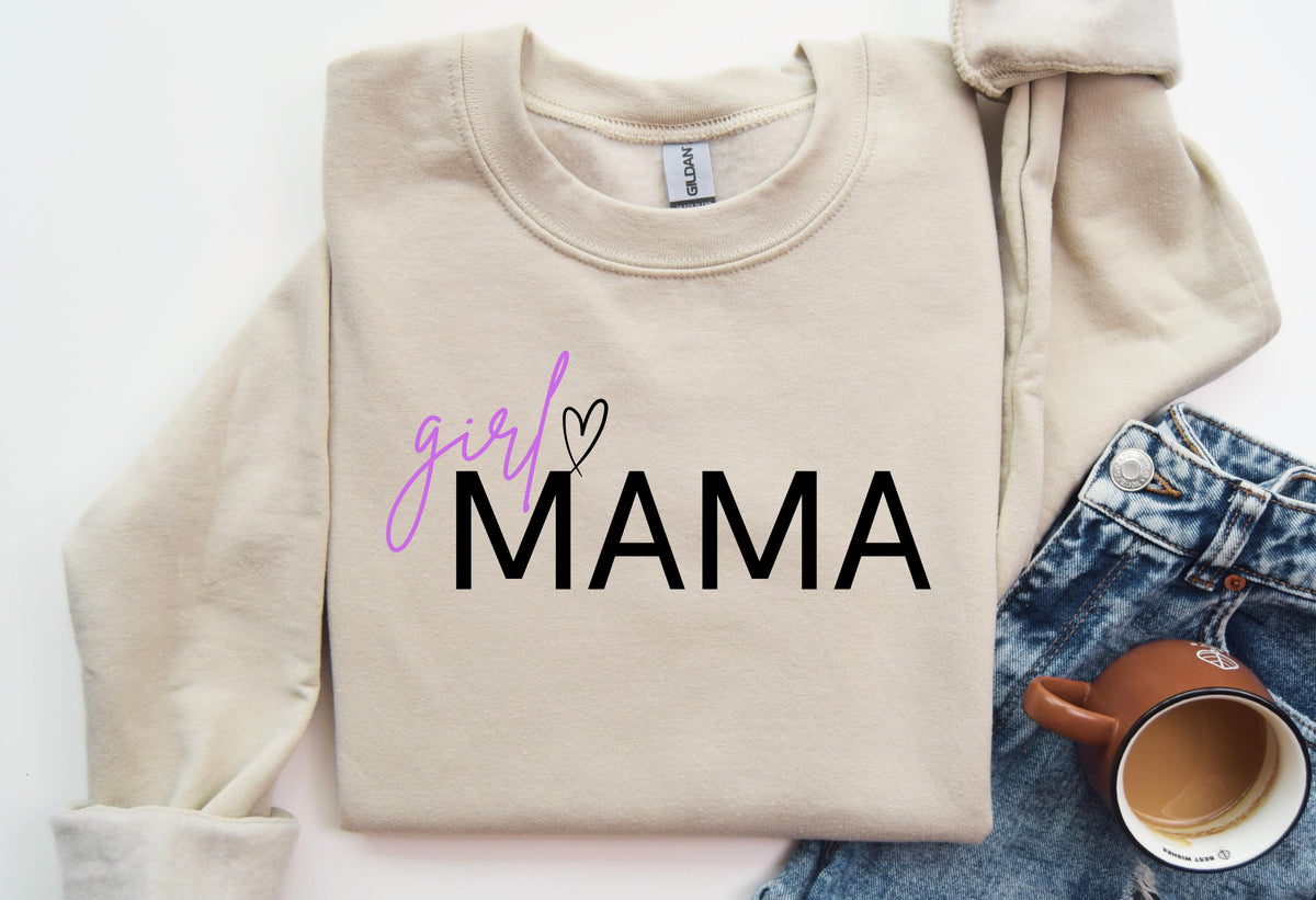 Girl Mama Crewneck Sweatshirt
