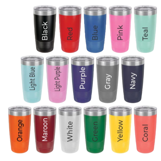 20oz engraved tumbler