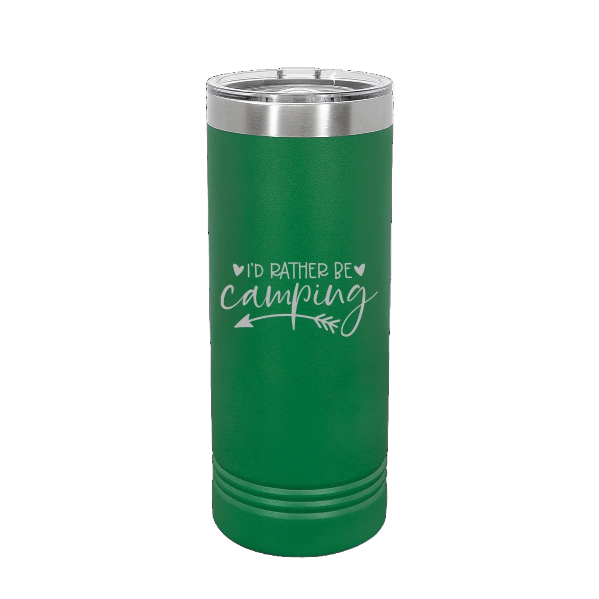 22oz engraved skinny tumbler with metal straw