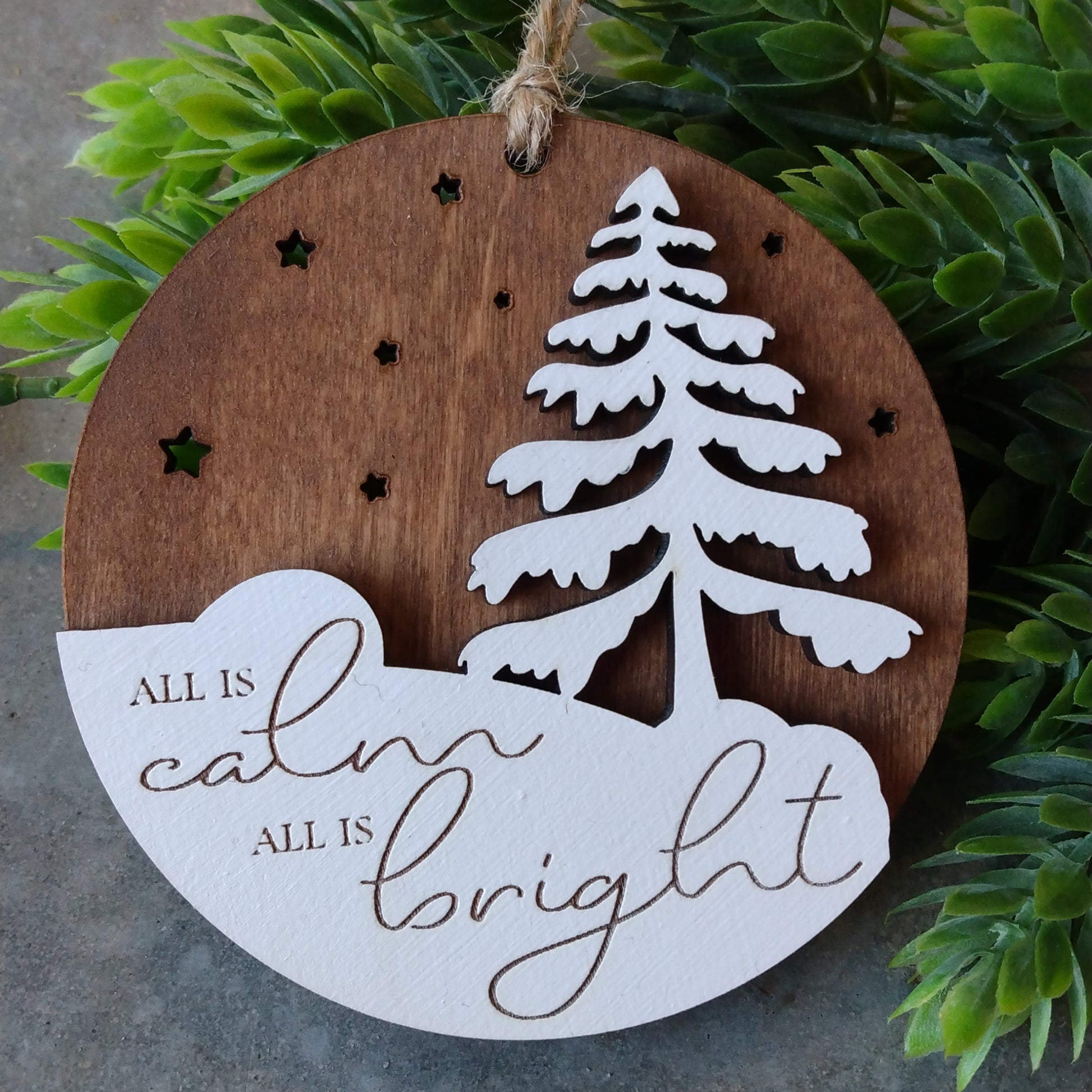 Wood ornament