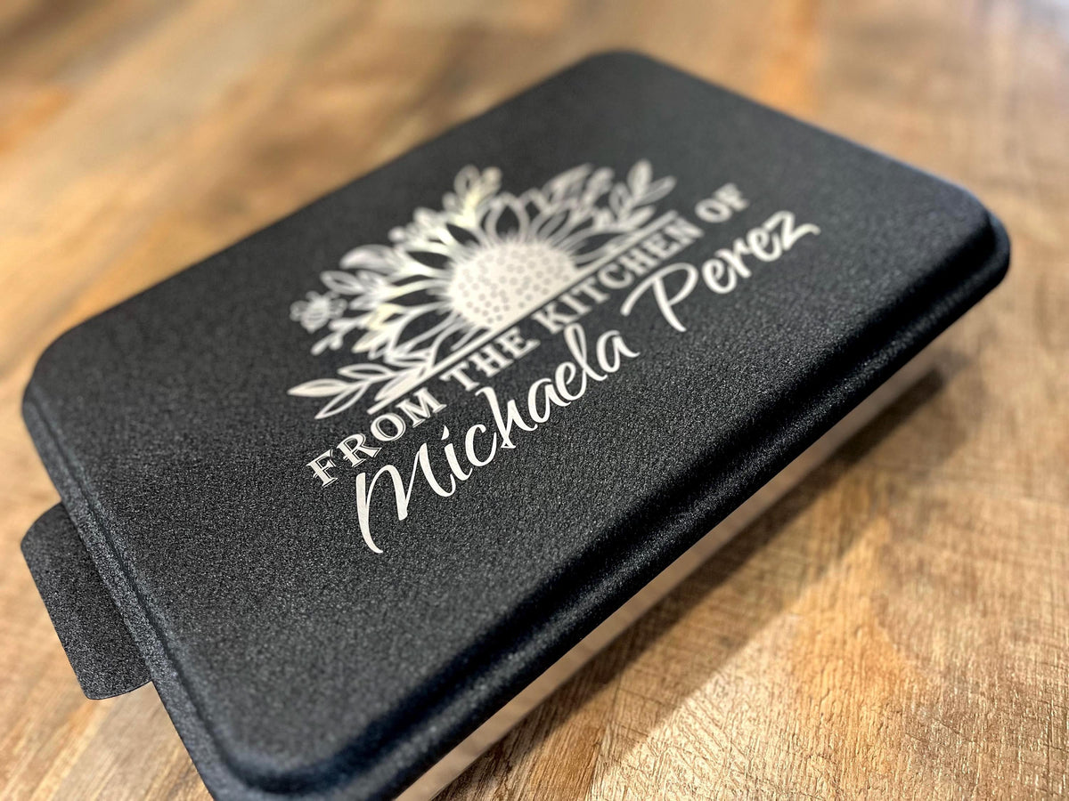 Personalized Engraved Aluminum Cake Pan (9"x13")