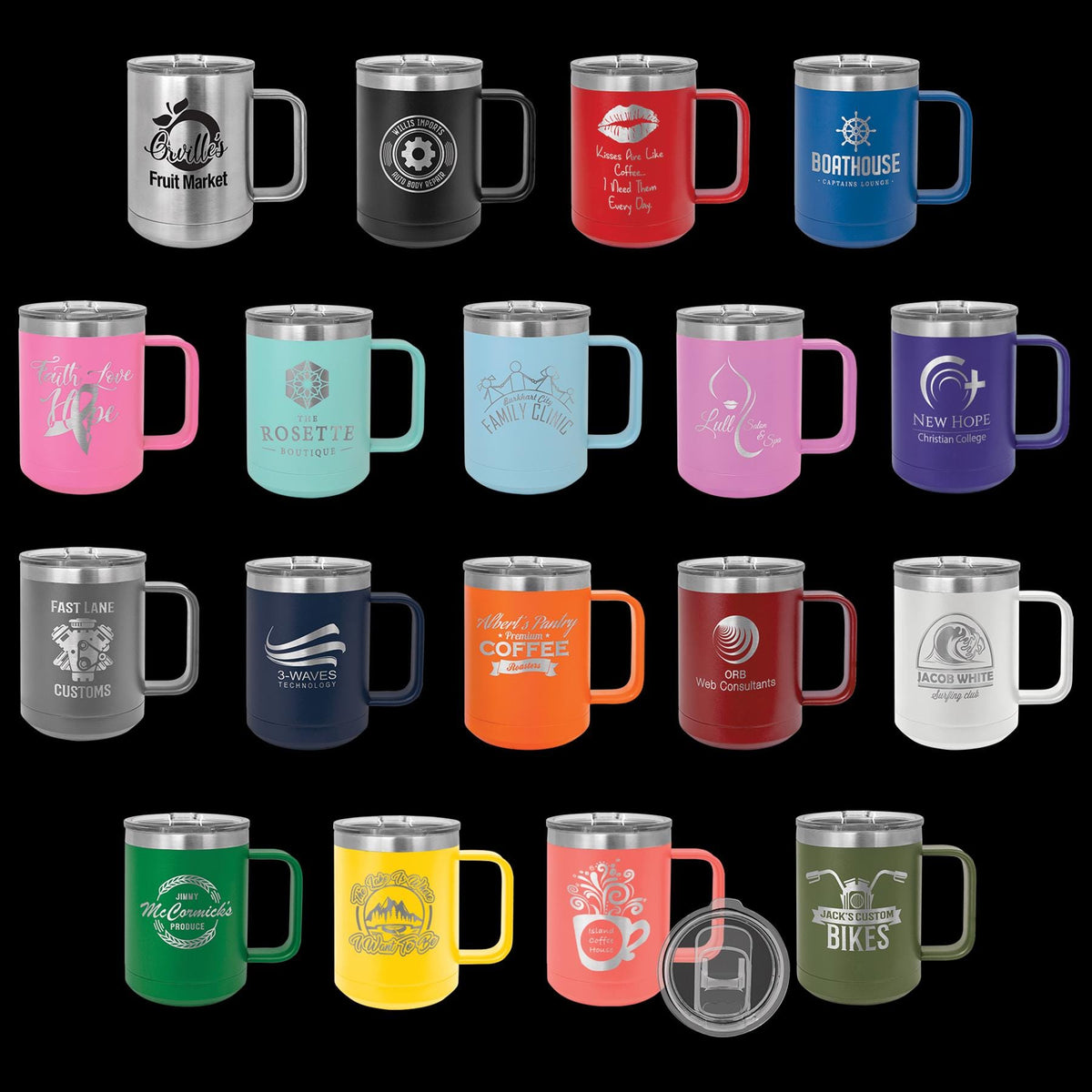 15 oz Class of _____ Engraved Handled Tumbler