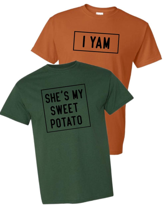 Funny Couples Thanksgiving Shirts