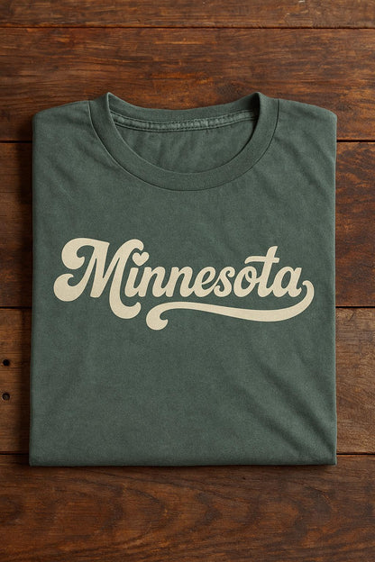 Retro Minnesota Script T-Shirt