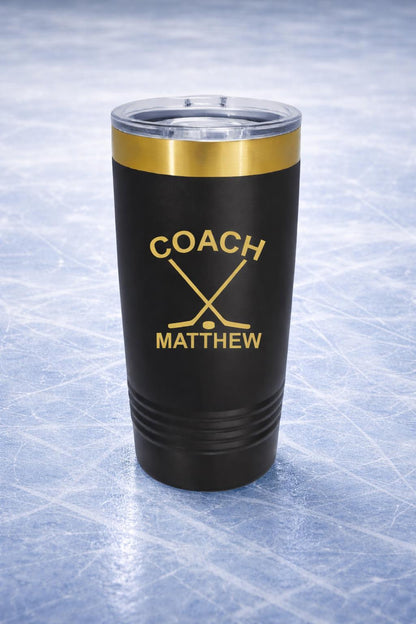 Personalized Hockey Coach Tumbler