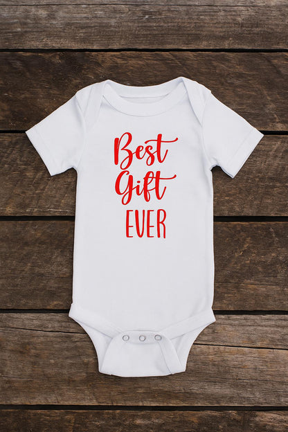 Christmas Baby • Christmas Outfit • Holiday Pregnancy Announcement • Newborn Bodysuit