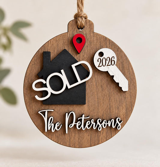 Personalized New Home Christmas Ornament