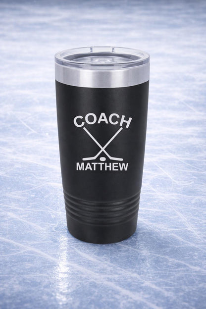 Personalized Hockey Coach Tumbler