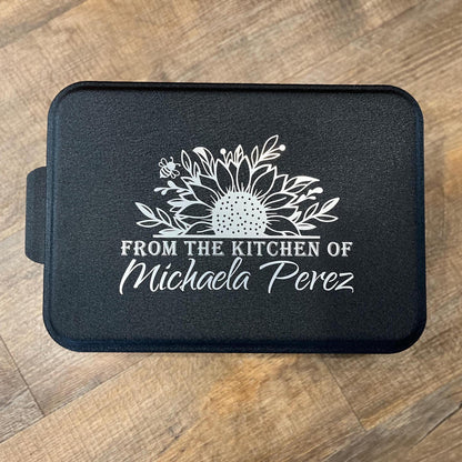 Personalized Engraved Aluminum Cake Pan (9"x13")