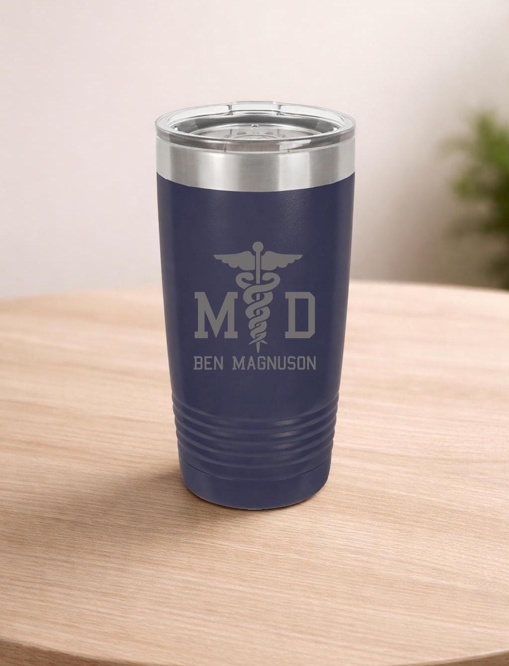 Personalized Medical Tumbler – Engraved Stainless Steel Nurse Doctor Cup