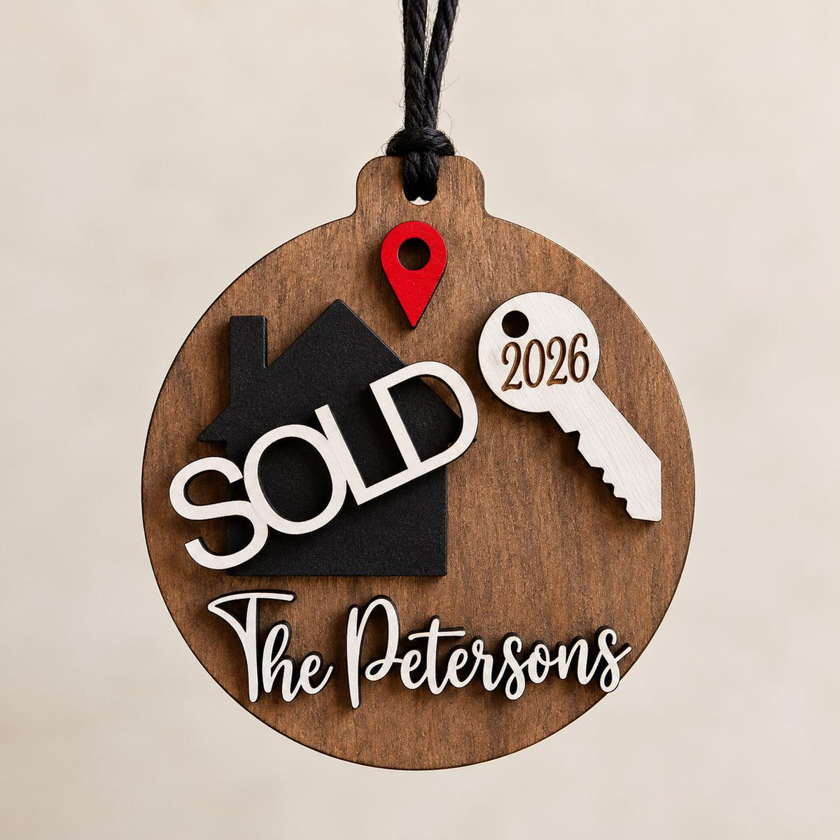 Personalized New Home Christmas Ornament