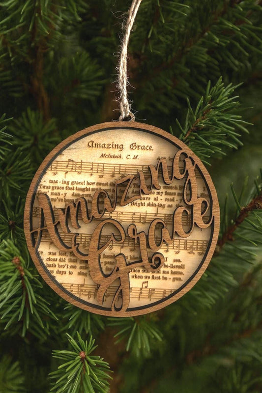 Amazing Grace Christmas Ornament