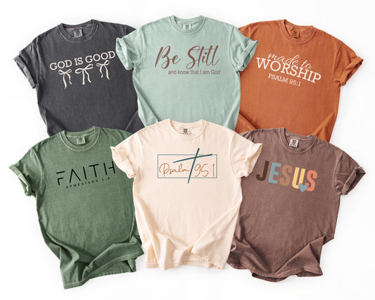 Christian Graphic Tee Comfort Colors