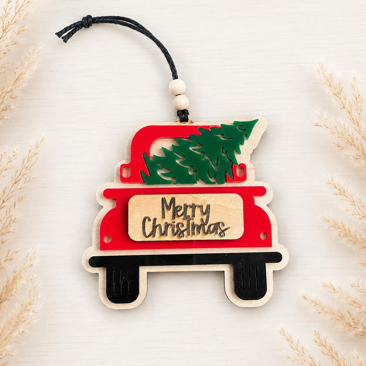Personalized Christmas Truck Ornament