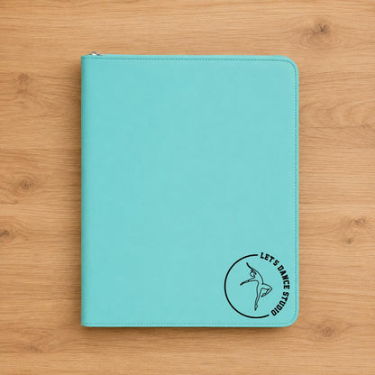 Personalized Dance Studio Zippered Portfolio