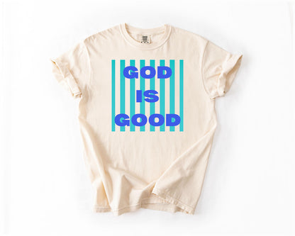 God Is Good Tee, Modern Christian Faith Shirt