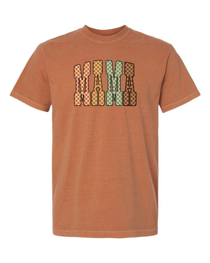 Retro Mama Graphic Tee | Christian Faith Blessed Motherhood Shirt