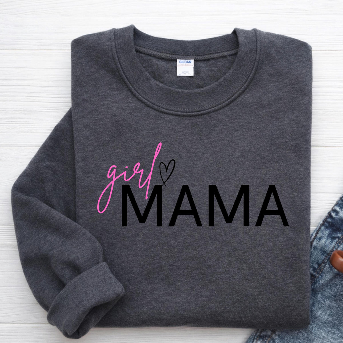 Girl Mama Crewneck Sweatshirt