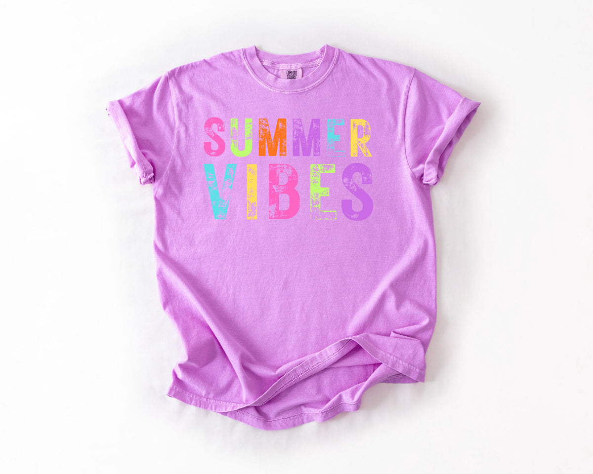 Summer Vibes Comfort Colors Tee