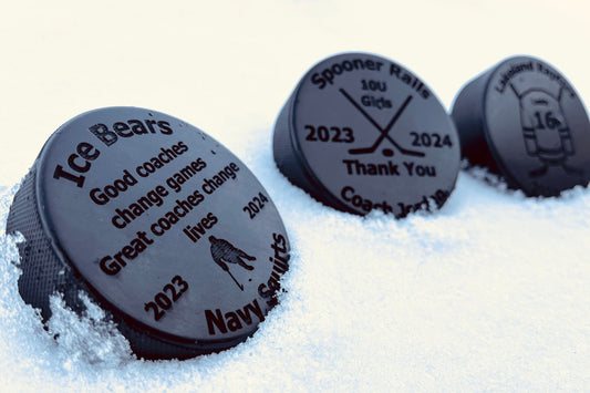 Personalized Hockey Pucks