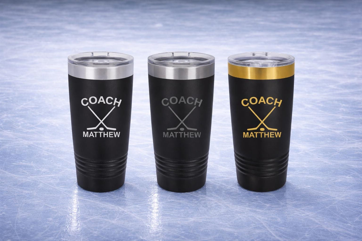 Personalized Hockey Coach Tumbler