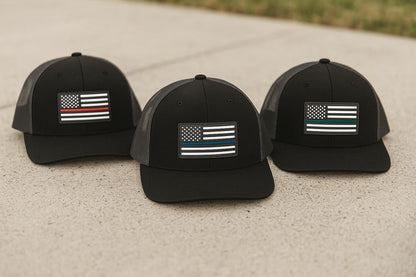 Richardson 112 American Flag Trucker Hat