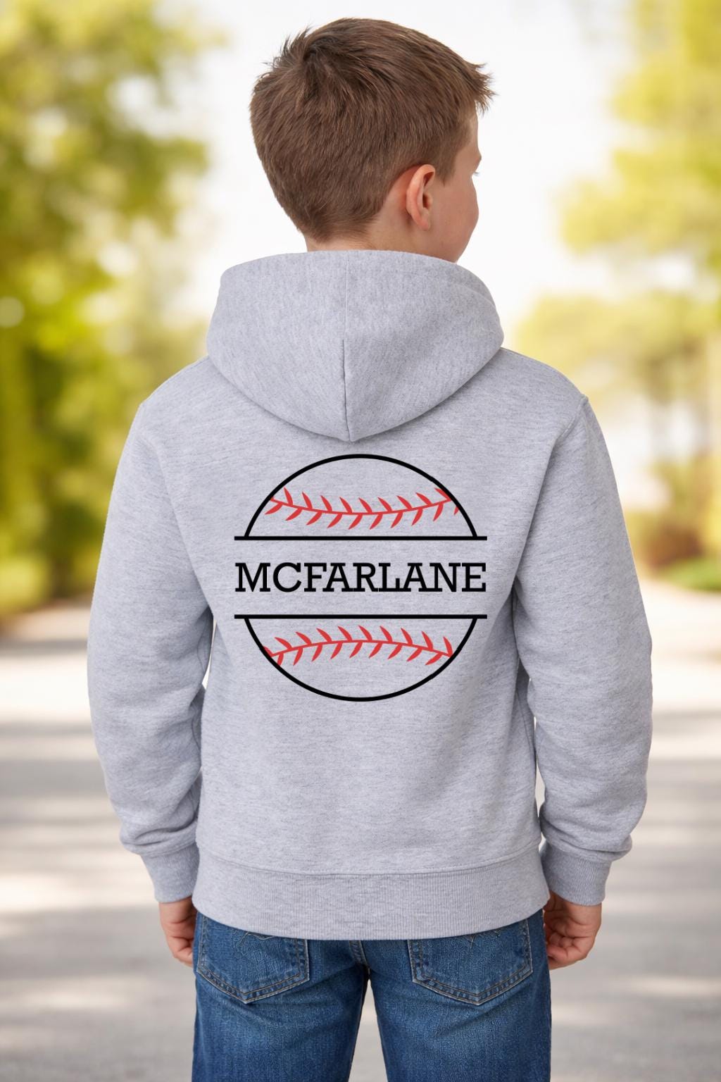Personalized Youth Baseball Hoodie