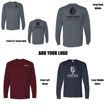Custom Long Sleeve Business Shirts – Add Your Company Logo