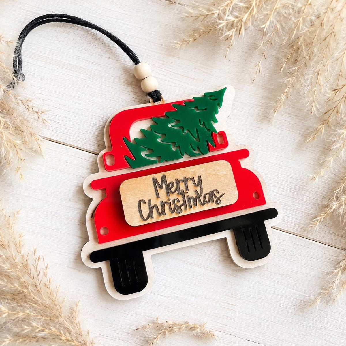 Personalized Christmas Truck Ornament