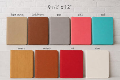 Personalized Faux Leather Portfolio Binder