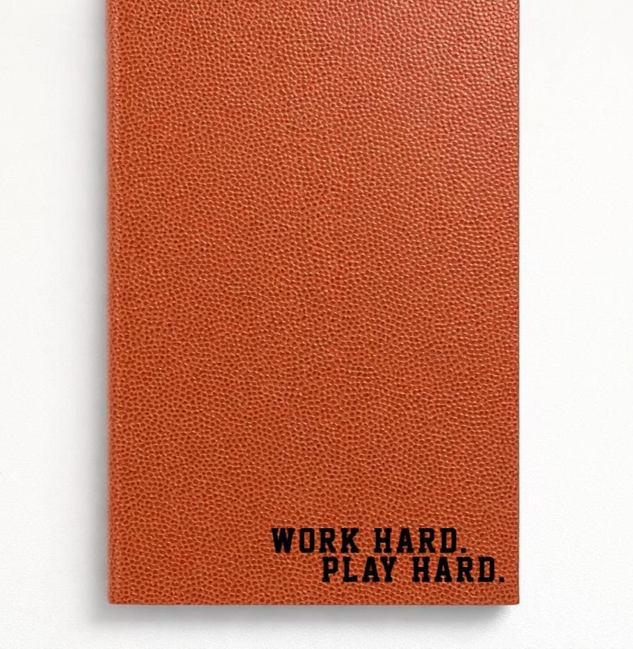 Basketball Journal | Textured Leatherette Notebook