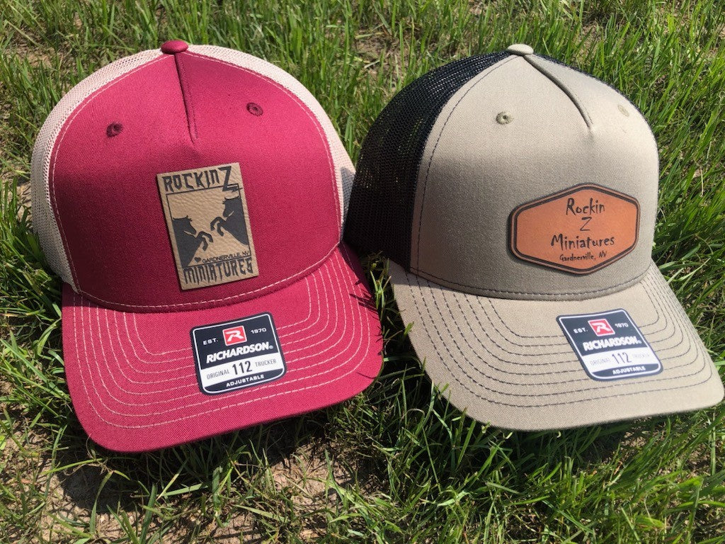 Richardson 112 customizable leatherette patch trucker hats