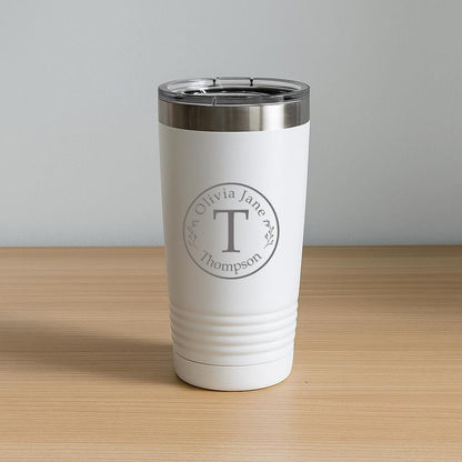 Personalized Polar Camel 20 oz Tumbler, Engraved Stainless Steel Travel Mug