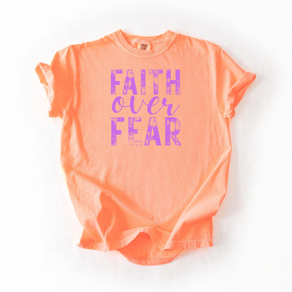 Faith Over Fear Christian Tee