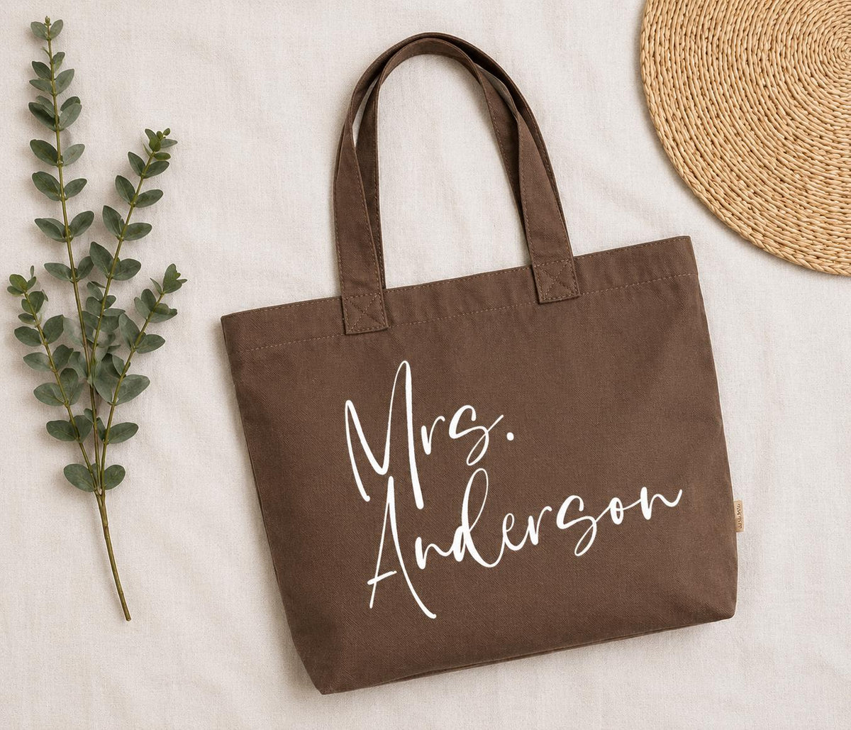 Personalized Canvas Tote Bag