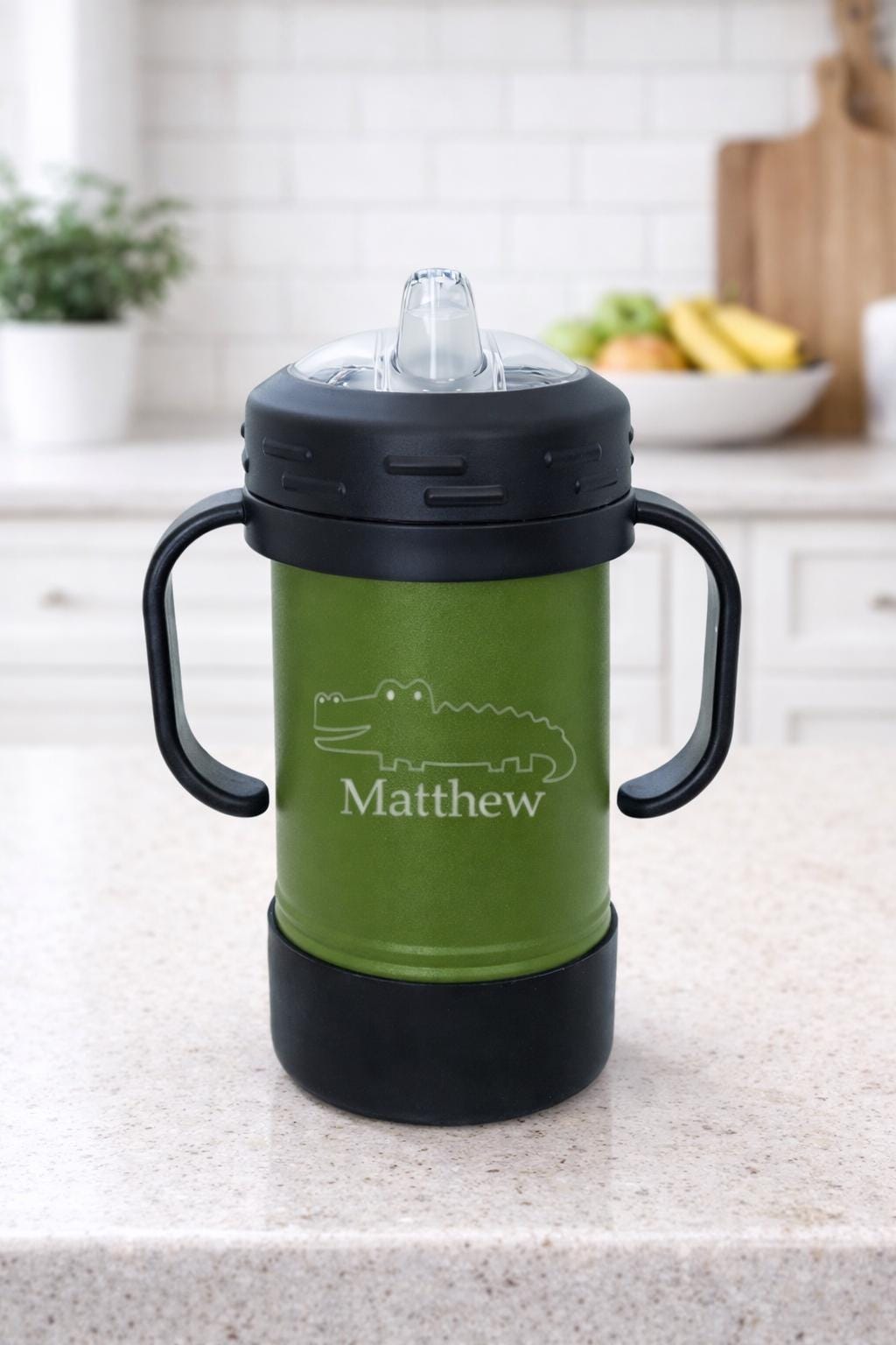 Personalized Polar Camel Stainless Steel Sippy Cup