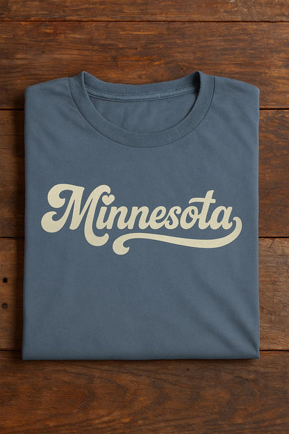 Retro Minnesota Script T-Shirt