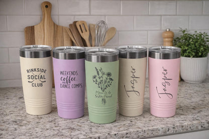 20 oz Custom Engraved Tumbler